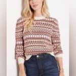 Evereve  Haylo Fair Isle Puff Sleeve Sweater Photo 1