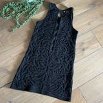 re:named  NWT Alexandria Crocheted Black Dress Photo 9