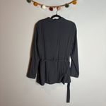Banana Republic NWT  steel blue belted blazer jacket Photo 5