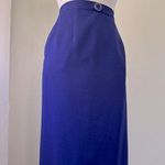 Vintage ‘90s Dark Purple Pencil Midi Skirt Size 6 Photo 0