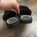 Seychelles  Black Suede‎ Quilted Slip On Mules Women’s Size 6.5 Photo 5