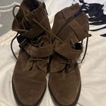 Vince Camuto  Dark Brown Combat Boots Photo 1