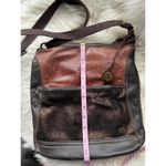 The Sak Stylish  Leather Crossbody Bag - Brown and Bronze Photo 1
