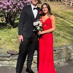 Flowy Red Prom Dress Size 4 Photo 1