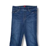 Spanx  FLARE JEANS DARK WASH BOOTCUT DISTRESSED HEM SIZE L Photo 1