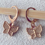 Lulus Butterfly gold dangle earrings Photo 0