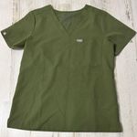 FIGS  Olive Green Women's Scrub  Top Photo 0