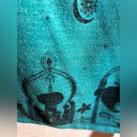 Disney Aladdin Teal Cardigan Sweater with Waterfall Design open front w design Photo 5
