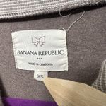 Banana Republic Sweater Womens XS Full Zip Up Long Sleeve Brown Jacket Photo 3