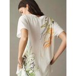 Pilcro  by Anthropologie The Jordyn Cotton-Slub Oversized Tee - Size - Large Photo 1