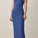 Reformation Caspian Blue Maxi Dress Photo 0