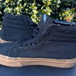 Vans Sk8-Hi Top Black/ Canvas Gum Womens Size 9 Men’s Size 7 Photo 5