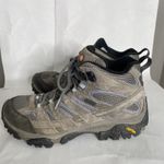 Merrell  Moab 2 Mid Waterproof  Navy Hiking Shoe Navy Morning Women's Size 7.5 Photo 2