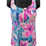 Lilly Pulitzer Luxletic Kalila Top In Hype & Stripes Tank Top Women's Size XS Photo 0
