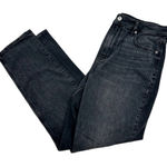 American Eagle  Black High Waisted Strigid Mom Jeans 12 Long Photo 0