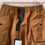 Halara Elastic Waistband Adjustable Side Pocket Mini Cargo Casual Skirt Meerkat Photo 3