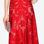 BCBGMAXAZRIA Red Cut Out Prom Dress Photo 0