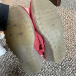 Fly London Yala perforated leather wedge peep-toe sandals in red 38 Photo 2