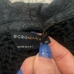 BCBGMAXAZRIA Gray Zip-Up Hoodie Sweatshirt Women’s Size M Studded Detail Casual Photo 7