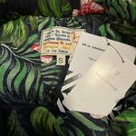 Free People  x Sandrine Rose Pants Size Small Green Palm Tree Butterfly NWT Photo 9