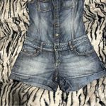 Guess  Denim Sleeveless Jumpsuit Photo 1