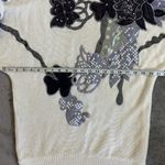 VINTAGE 80s Patchwork Sweater Size L Photo 9