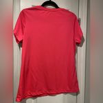Danskin Now Size XL Neon Pink Crew Neck Short Sleeve Pullover Athletic Top Logo Photo 6