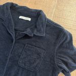 Outerknown  terry navy blue hightide button down shirt Photo 3