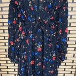 The Kooples  Black Floral Dress Size 2 Photo 0