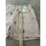 Elie Tahari  Pink Tropical Linen Blend Shorts Sz Small Preppy Summer Vacation New Photo 5