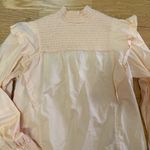 ALC Frank A.L.C. Jullian Victorian Smocked Cottagecore Prairie Career Coastal Blou… Photo 3