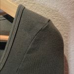 Aritzia TNA Homestretch Wide Scoopneck Long Sleeve Ribbed Shirt Green Small Photo 5