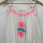 Lilly Pulitzer Nemi Coverup Embroidered Off Shoulder Mini Dress Beach NEW Small Photo 2