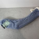 Magellan  Outdoors Women's Long Lodge‎ Socks Aloe Infused Blue Pom Pom Medium Photo 1