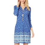 Lilly Pulitzer Ansley Polo Stretch Knit Shift Shirt Dress Women's Size Large Photo 11