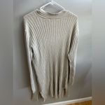 Cyrus  Women's Beige Ribbed Cardigan Photo 5