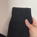 Ohne Titel Black Crew neck geometric quilt leather detail sweatshirt size S Photo 4