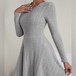 SheIn  woman’s long sleeve ribbed knit sweater dress size medium Photo 12