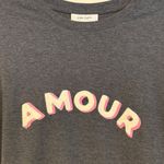 On 34th Amour Embroidered Graphic Cuff Short Sleeve Crew T Shirt Grey Size Small Gray Photo 2