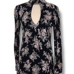Flynn Skye Leah Black Floral Mini Dress | Size M | EUC Photo 0