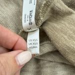 Free People FP Beach  Cocoon Cowl Pullover Tan Long Sleeve Cotton Top XS/S Photo 7