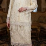 Vintage‎ Mattina T Dress Suit Lace Top Skirt Mother of Bride Church Size 24 Photo 0