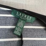 Ralph Lauren Lauren  black cream striped sheath dress size 12 Photo 5