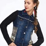 Desigual NWT  Women's Chaq_bluefly denim jacket Photo 1
