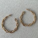 Lulus Biggie chain link hoop earrings Photo 2