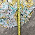 Jennifer Lopez NWT. marble swirl metallic trim sleeveless top. Size 0X Photo 8