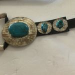 FINAL MARKDOWN Turquoise like hammered belt Photo 1