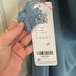 Azazie NWT -  Saige Steel Blue A-Line Chiffon Convertible Dress (A16) Photo 10