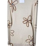 With Jean NWT  Andy Burton front mini dress in cream sz M Photo 3