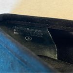 Etienne Aigner Eitenne Aigner Women Size 5.5 Medium Black Loafer Suede Sides Tassel Shoe Preppy Photo 2